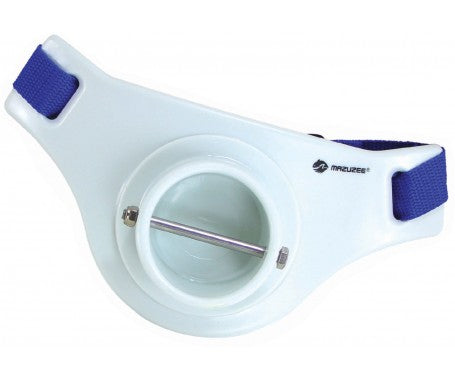 WIDE FISH GIMBAL BELT - WHITE